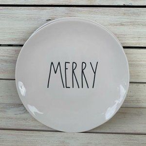 RAE DUNN Christmas Merry Salad Plates LL
